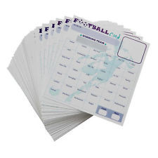 40 Team Fund Raising Cards Fundraising Scratch Cards Football Pack Pub ...