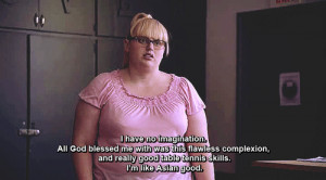 ... funny, fat amy, typography, player, flawless, movie, fat, text, humor