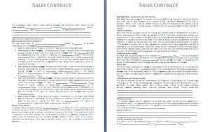 Sample Contract Agreement Of Sale