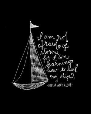 Louisa May Alcott Quote Standard Size by lisacongdon on Etsy, $18.00