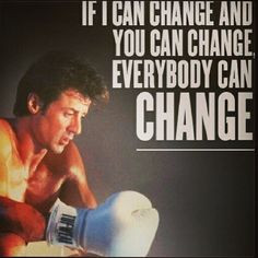 Rocky Balboa quote art poster print