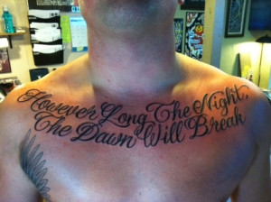 quotes about strength in hard times tattoo