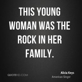This young woman was the rock in her family.