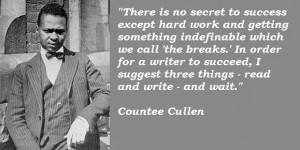 May 30, 1903, Countee Cullen, a leading poet of the Harlem Renaissance ...