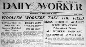 Daily Worker 1st January 1930