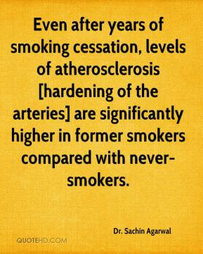 Dr. Sachin Agarwal - Even after years of smoking cessation, levels of ...
