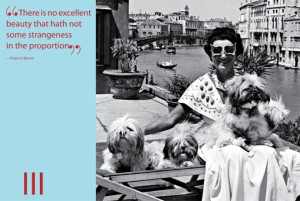 peggy guggenheim in venice and an inspirational quote from miles redd ...