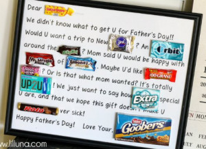 Fathers Day Candy Bar Card Sayings