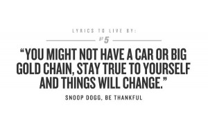 Snoop Dogg, Be Thankful