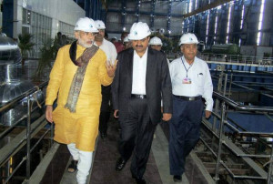 ... Adani Group, Gautam Adani visit a power plant at Mudra(SEZ) in Gujarat