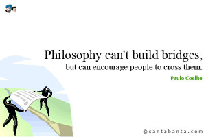 ... can't build bridges, but can encourage people to cross them