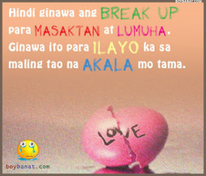quotes about moving on after a break up tagalog