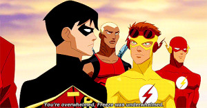 robin dick grayson young justice kid flash wally west Mine 10 YJ 1x01