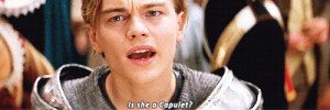 ... confused claire danes romeo and juliet armor capulet animated GIF