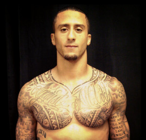 49ers' Colin Kaepernick Unveils New Chest Tattoo in Aftermath of Super ...
