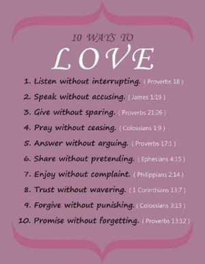 love it 10 ways to love