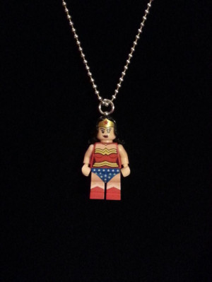 Wonder Woman Necklace (Lego Minifigure) - Diana Prince, Wonder Woman ...