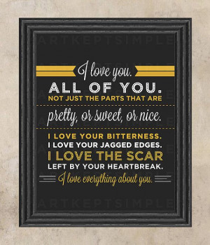 INSTANT DOWNLOAD Love Quote Poster Typography graphic design