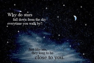 carpenters, lights, love, moon, sky, stars - inspiring picture on ...
