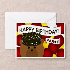 Aunt - Army Soldier Happy Birthday Greeting Card for