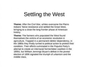 settling the west theme settling the west theme after the