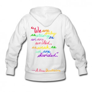 unity albus dumbledore quote hoodie