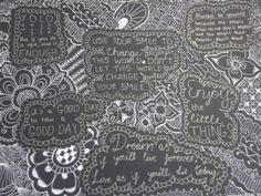 Zentangle with quotes