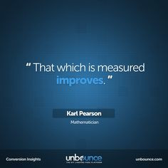 This week's #conversion #insight comes from Karl Pearson, a ...