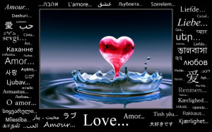 ... water drops hearts water heart love quotes 1920x1200 w High Quality