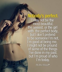 Inspirational Picture Quotes - Nobody's Perfect