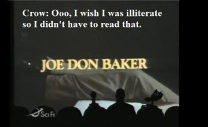 MST3K - Joe Don Baker is Martha Mitchell