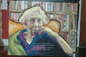 ... Eudora Welty portrait here , and the second Eudora Welty painting here