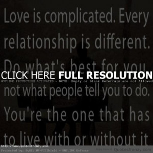 Third Party Love Quotes