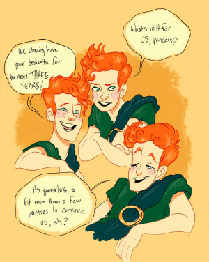 was watching Brave today, and I’m pretty sure Merida’s little ...