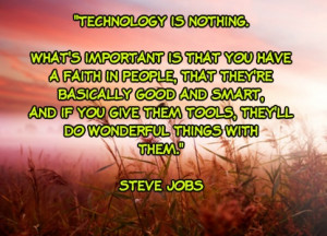 change the world quote steve jobs