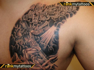 Jesus Carrying Cross Religious Tattoo | Tattoo Designs Ideas
