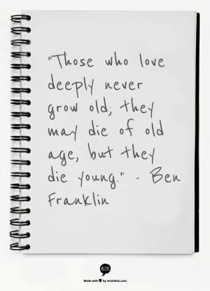 ... quotes about aging. Do you have a favorite quote about aging? If so