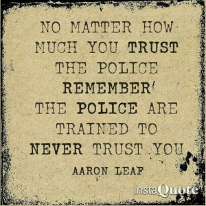 They don't trust you