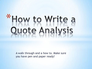 How to Write a Quote in an Essay