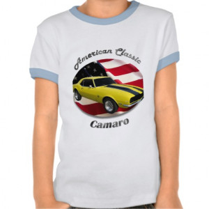 Chevy Camaro Girl's Ringer Tee Shirt