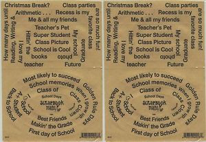 sheets-Scrapbook-Words-Quotes-Stickers-School-Days-Class-Making-the ...