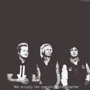 We actually like spending time together, like when we’re not on the ...