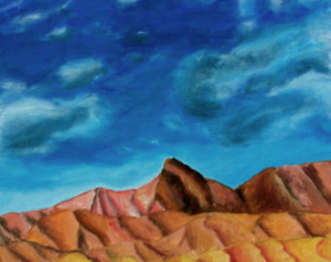 Death Valley Eastern View oil paint ing ...