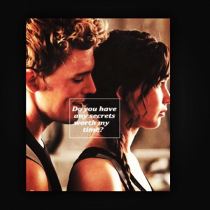 Katniss and Finnick Catching Fire