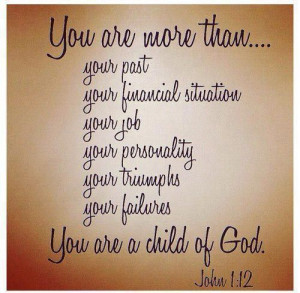 AM a child of God and he saved me!!!