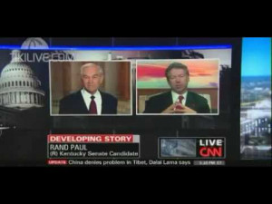 Ron Paul and Rand Paul on Being Cheap