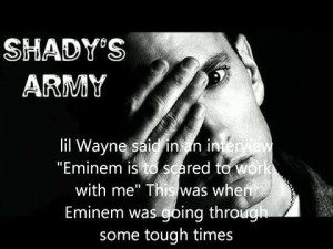 Did eminem really diss lil wayne in recovery?