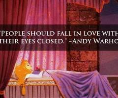 Sleeping Beauty Amazing Love Quotes By Andy Warhol