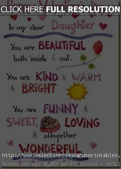 Valentines Day Wishes For Daughter, Sister