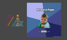 Six Steps to a Research Paper
